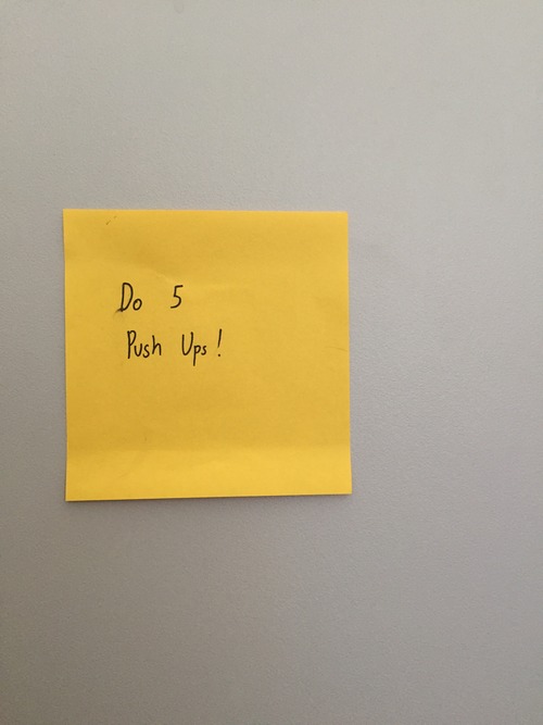 Post-It Push Ups